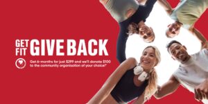 GET FIT, GIVE BACK THIS AUGUST cover